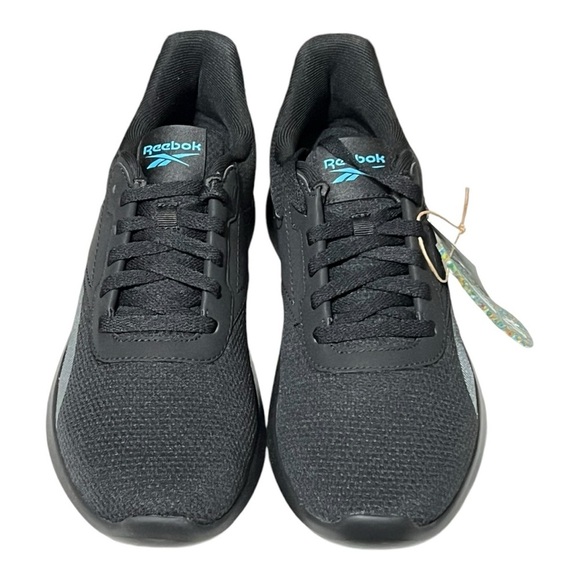 Reebok Fluxlite Training Sneakers Core Black Pure Grey Bold Cyan Athletic Shoes - Picture 2 of 8